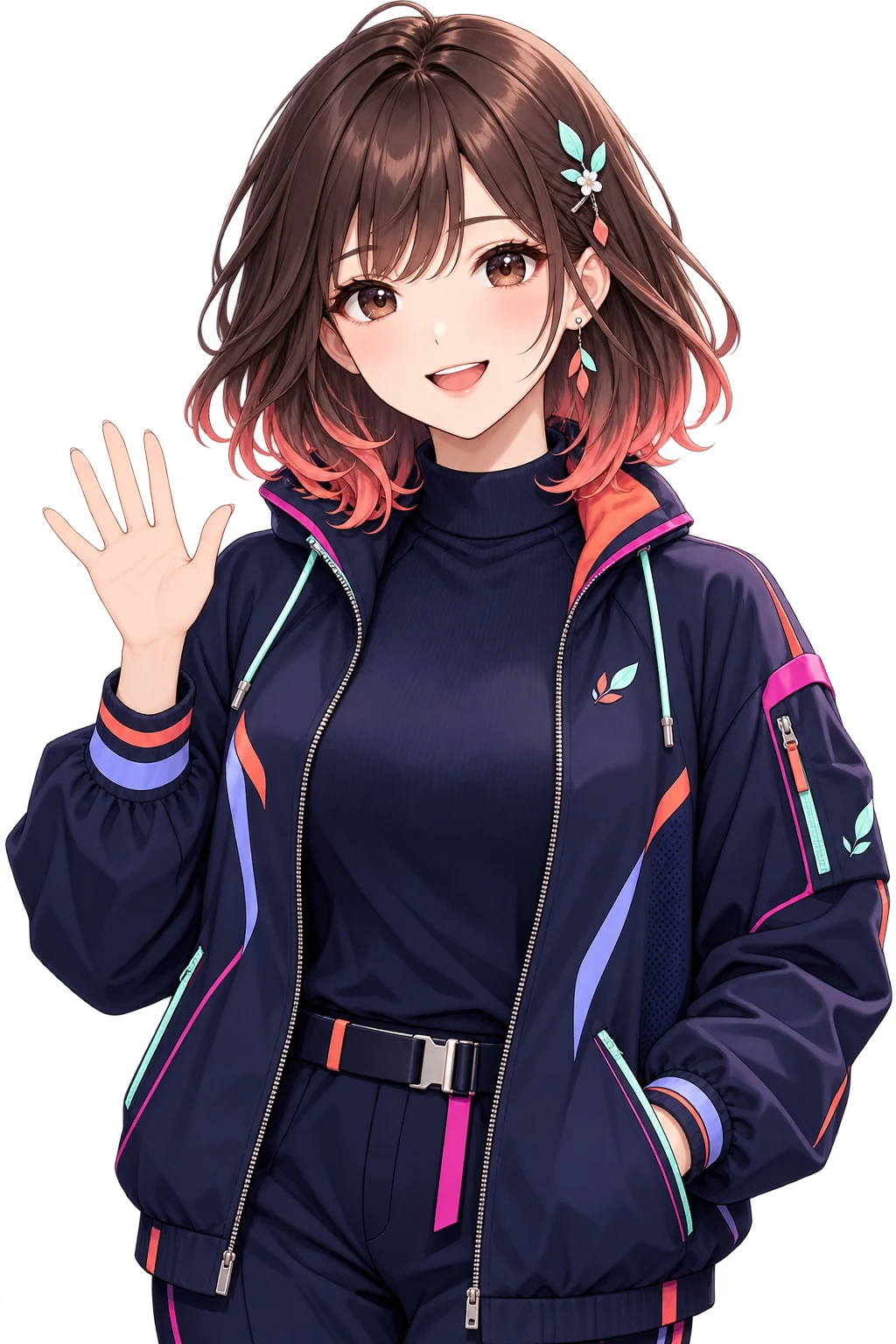 架空のVTuber・春野まいのイラスト